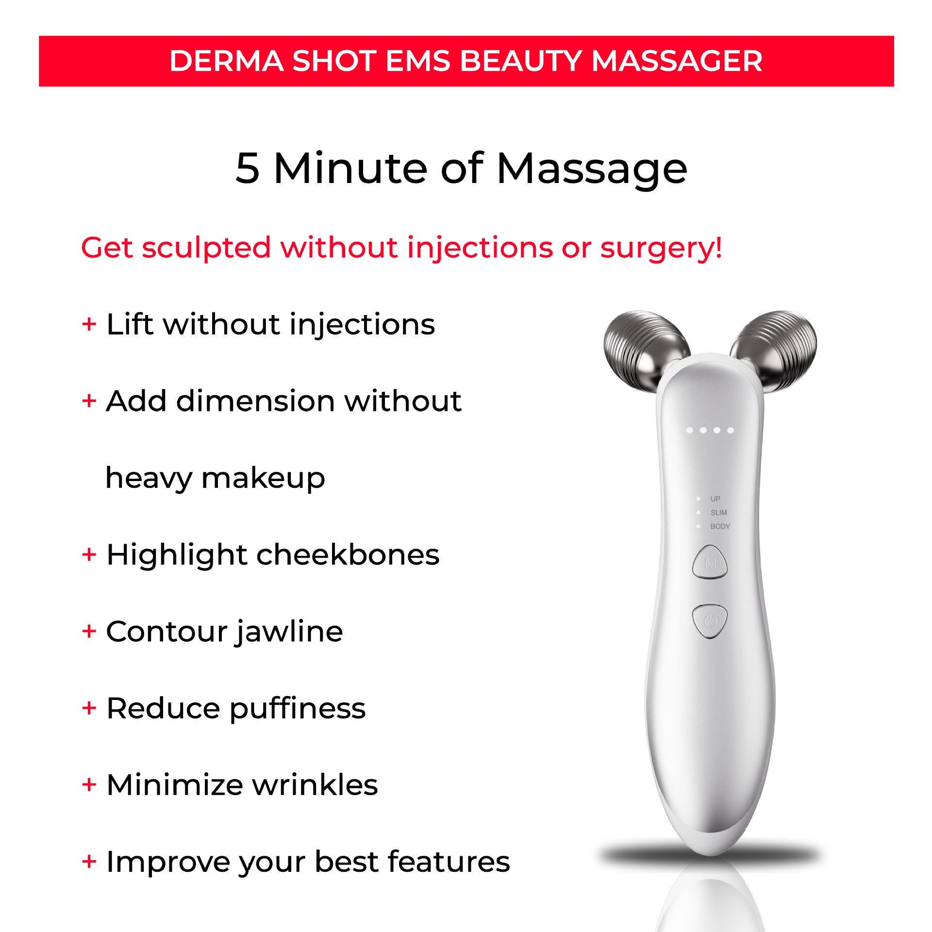 Anti aging face roller