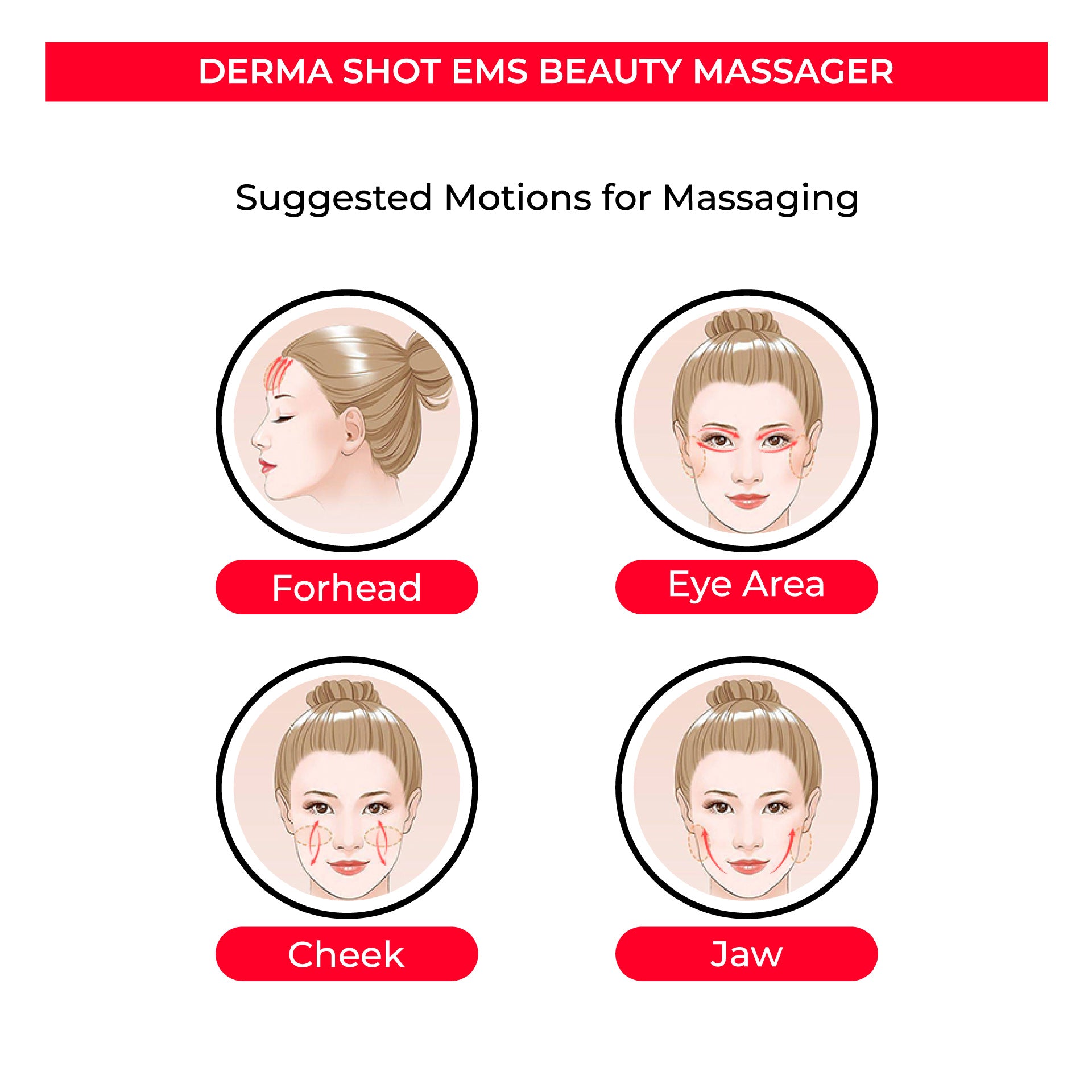 Anti aging face roller